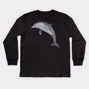 Cozy Bottlenose Dolphin Kids Long Sleeve T-Shirt